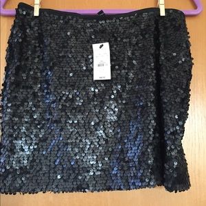 Sequin mini skirt